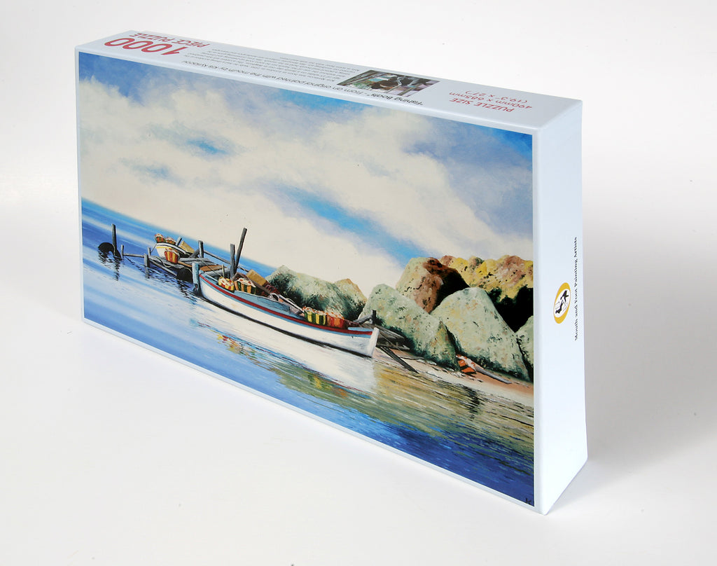 Fall Fishing - Wooden Jigsaw Puzzle
